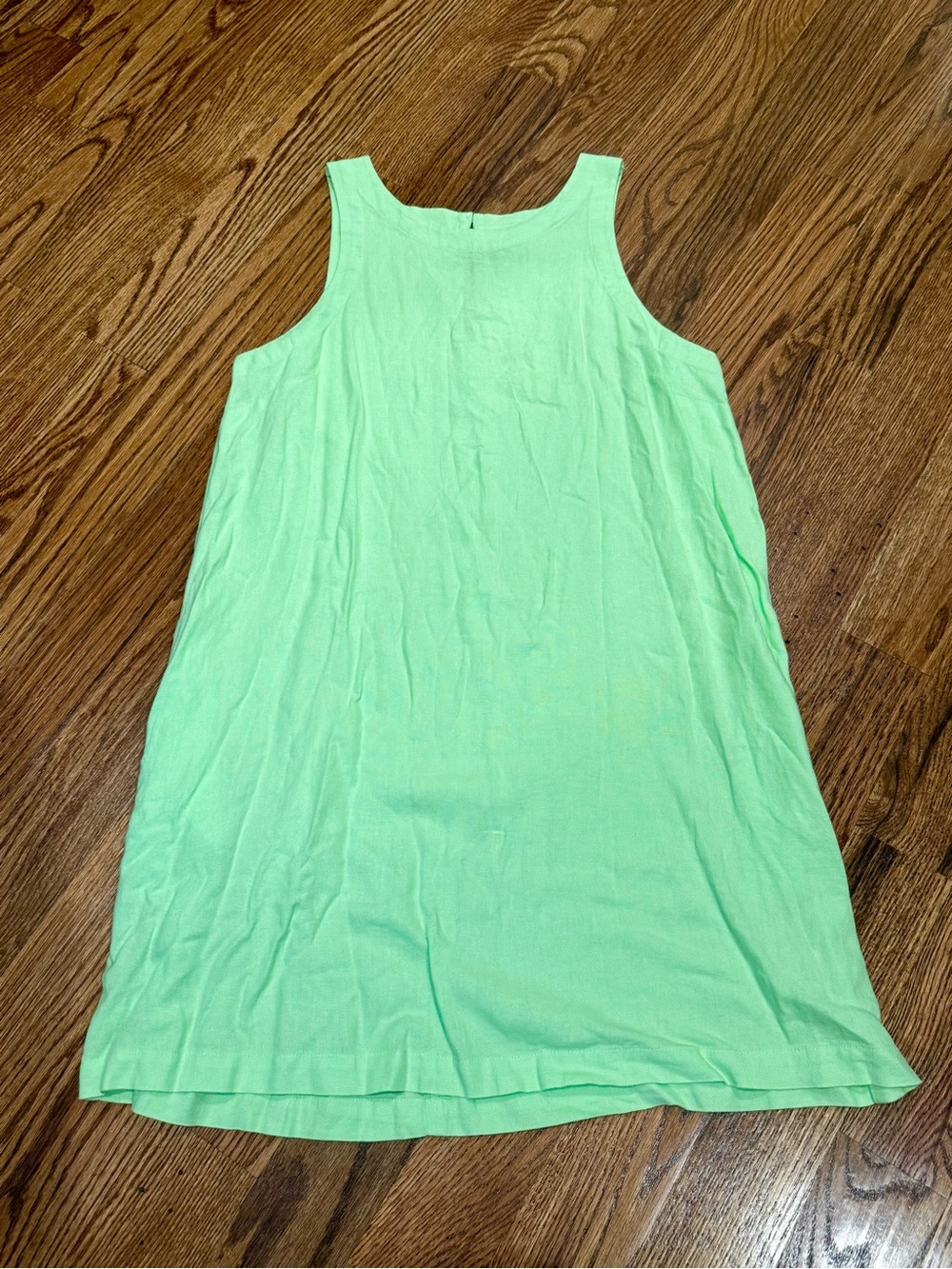 NWT a new day - Lime Green Linen Dress